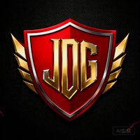 JDG京东战队红色盾形标志，中央为金色JDG字母组合